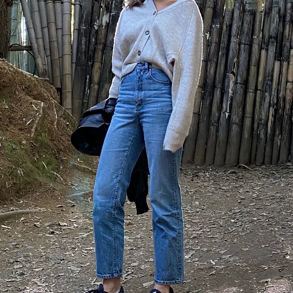 Japanese GU high waisted jeans